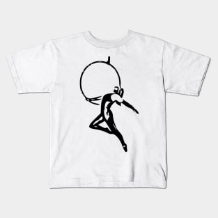 Aerialist Aerial Hoop Lyra Amazon Kids T-Shirt